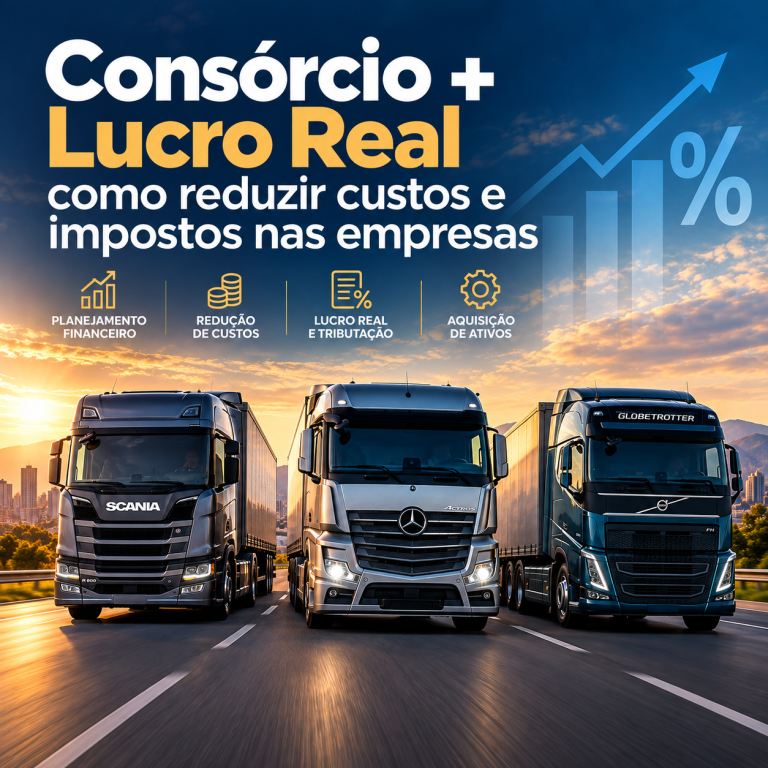 Consórcio e Lucro Real podem melhorar o planejamento financeiro e tributário. Entenda como combinar as estratégias e reduzir custos. Saiba mais